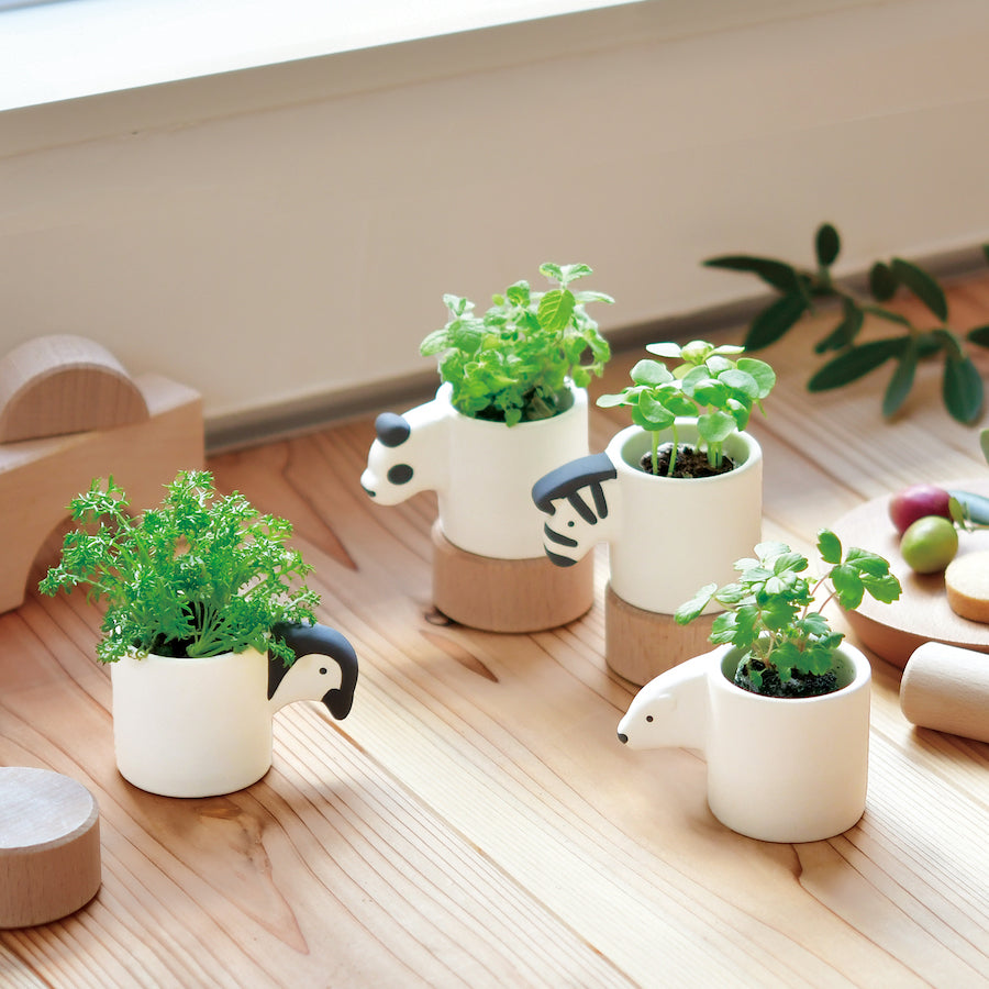 potted plant animal Monokuro Animals
